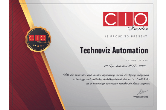 Technoviz Automation Solutions Pvt. Ltd. Certificate